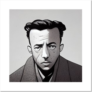 Albert Camus | Manga Style Posters and Art